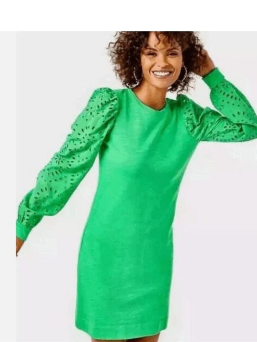 Lilly Pulitzer Sz Med Jasona Green Dress Euc